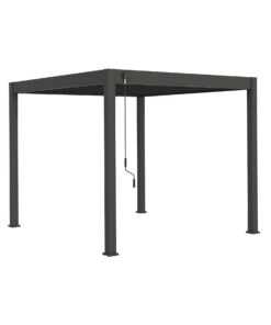Ventaris Pergola Deluxe Plus 3x3m mit Lamellendach Anthrazit