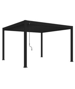Ventaris Pergola Deluxe Plus 3.6x4m mit Lamellendach Anthrazit